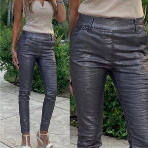 Bevy Flog Dafna Metallic Shimmer Python Snake Pants